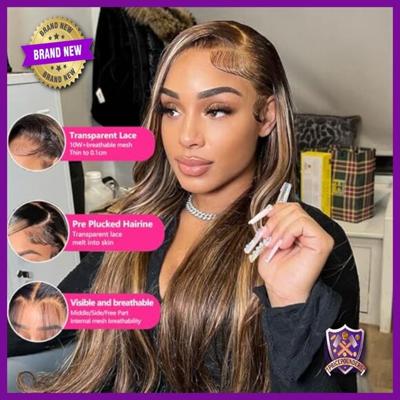 Straight Human Hair Extensions with Lace Closure 20 22 24+20 Inch main image 4